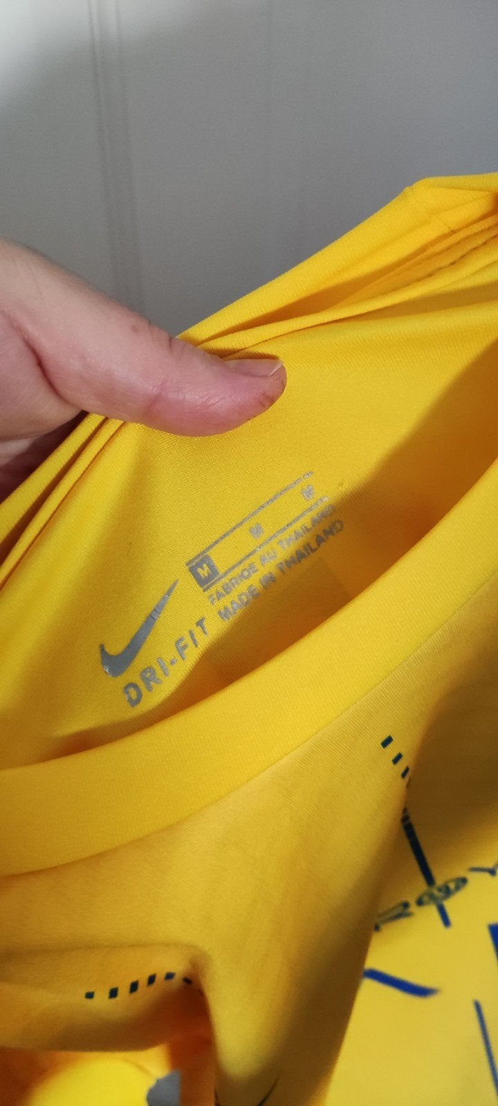 Al Nassr Ronaldo voetbalshirt - Maat M, Kleding | Heren, Ophalen, Maat 48/50 (M), Geel, Nike
