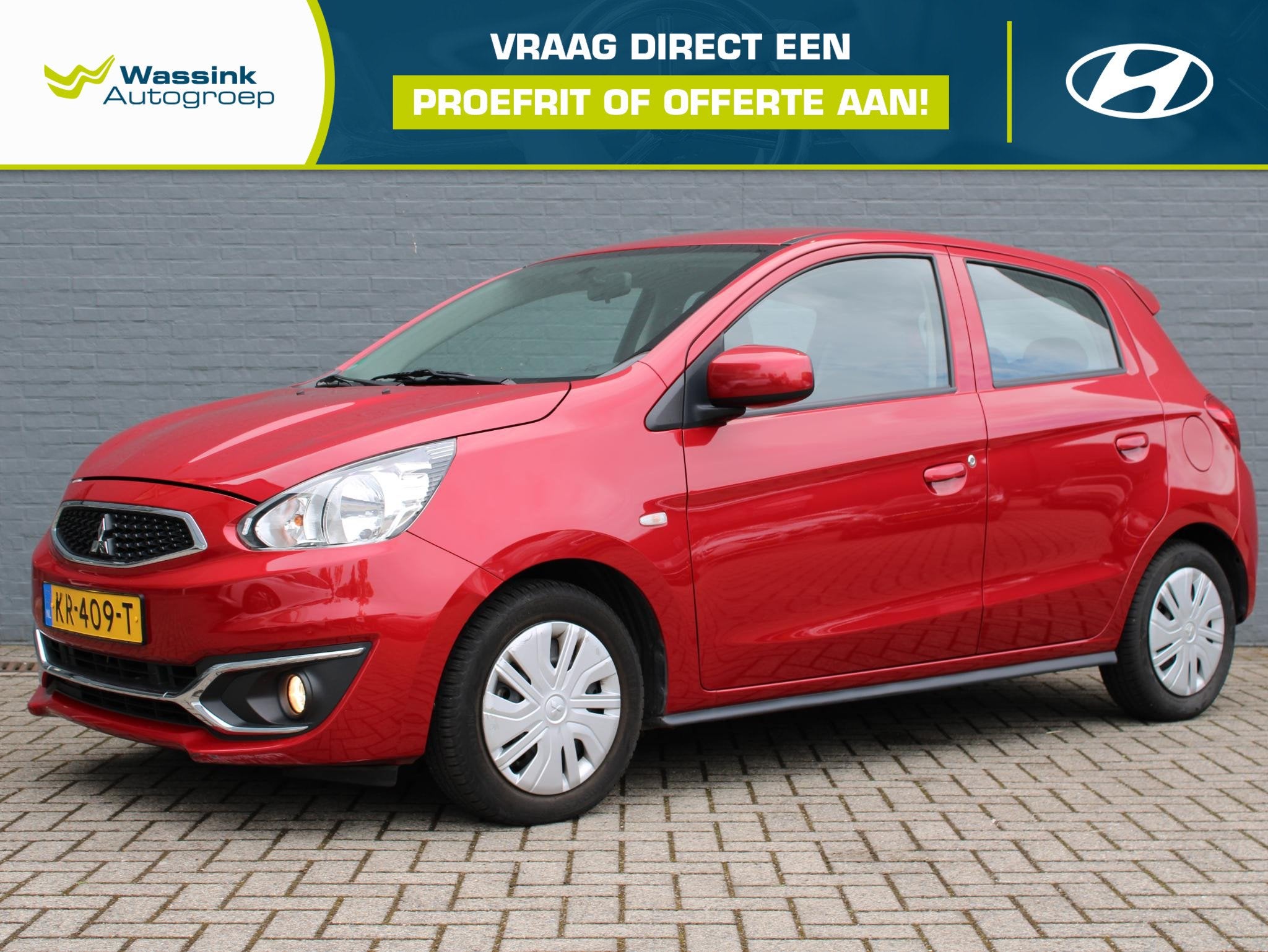 Mitsubishi Space Star 1.0 Cool+ All Season Banden | Airco |, Stof, Gebruikt, Euro 6, 840 kg
