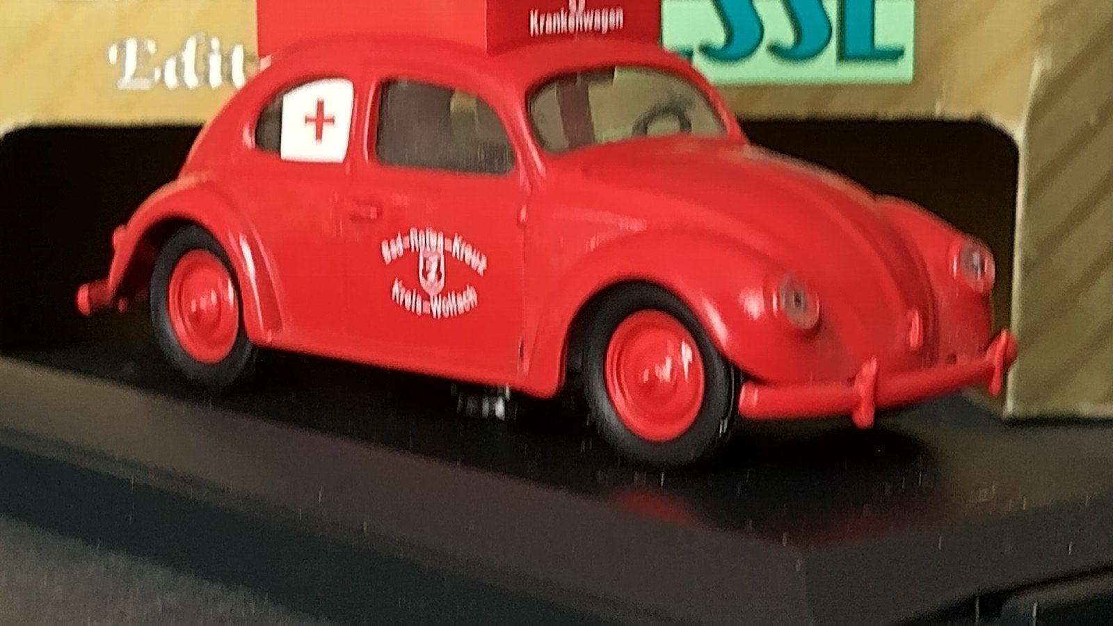 Volkswagen Vw Beetle Krankenwagen 1947 1:43 Vitesse Pol, Overige merken, Auto, Verzenden, .