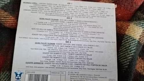 CD Klassiek: Corelli, Telemann, Sammartini - Barokmeesters, Ophalen of Verzenden