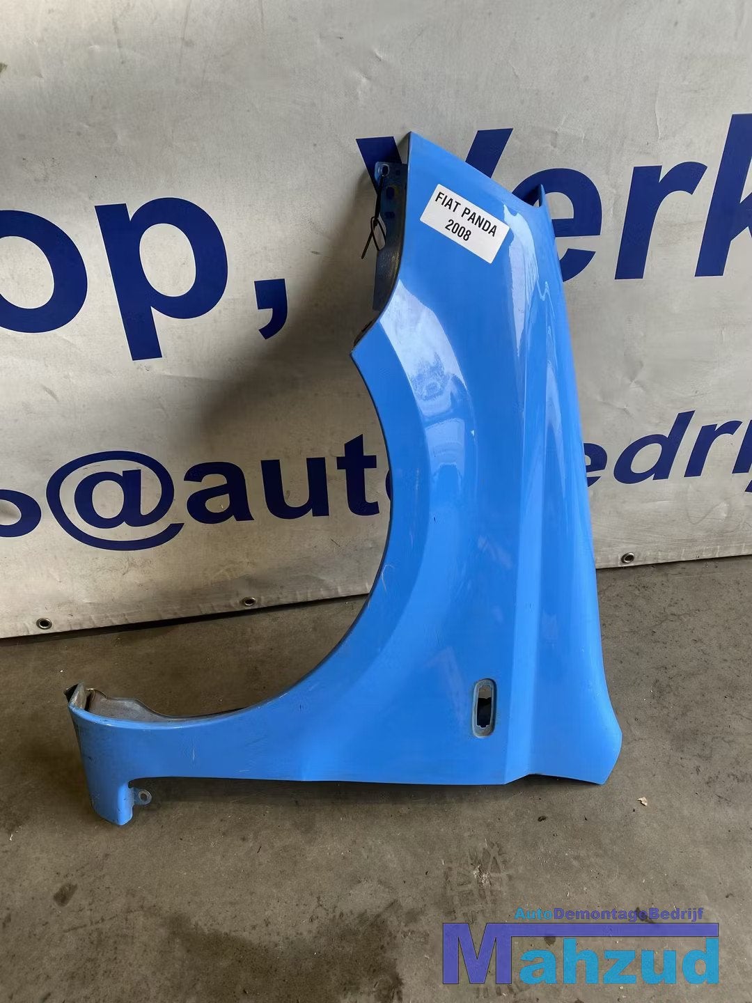 FIAT PANDA Blauw links voorscherm scherm 2003-2011, Gebruikt, Stellantis Europe S.p.A., Voor, Ophalen of Verzenden