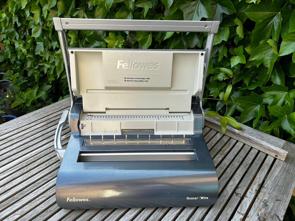 Fellowes inbindmachine metalen ringen, Ophalen, Gebruikt