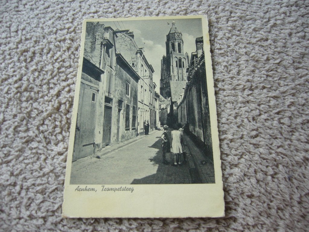 ARNHEM  =  TROMPETSTEEG, Ophalen of Verzenden, 1920 tot 1940, Gelopen, Gelderland