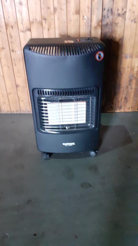 Compacte gasverwarming op wielen, Ophalen, Gebruikt