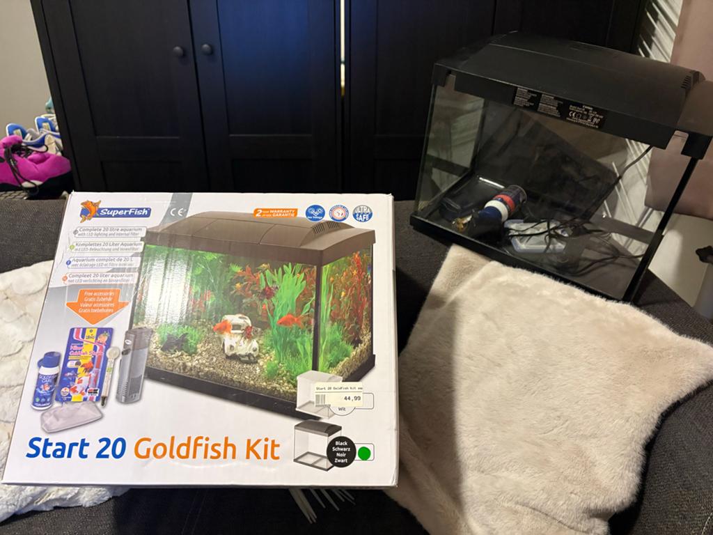 Vissenkom Superfish, Ophalen of Verzenden, Zo goed als nieuw, Leeg aquarium
