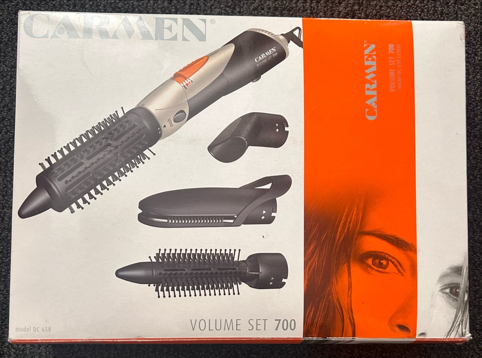 Carmen Volume Set 700 - Föhnborstel en Haarstyling Set, Ophalen, Gebruikt, Haarverzorging