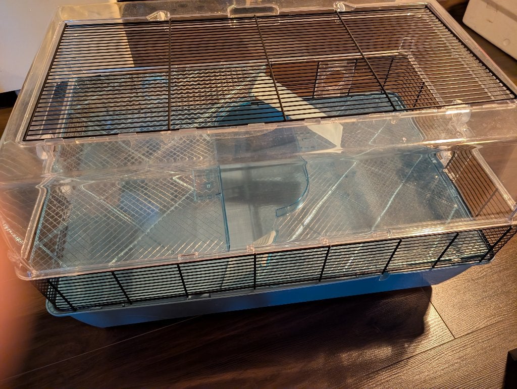 Ferplast cavia/hamster kooi, Dieren en Toebehoren, Knaagdieren en Konijnen | Hokken en Kooien, Kooi, Minder dan 75 cm, Zo goed als nieuw