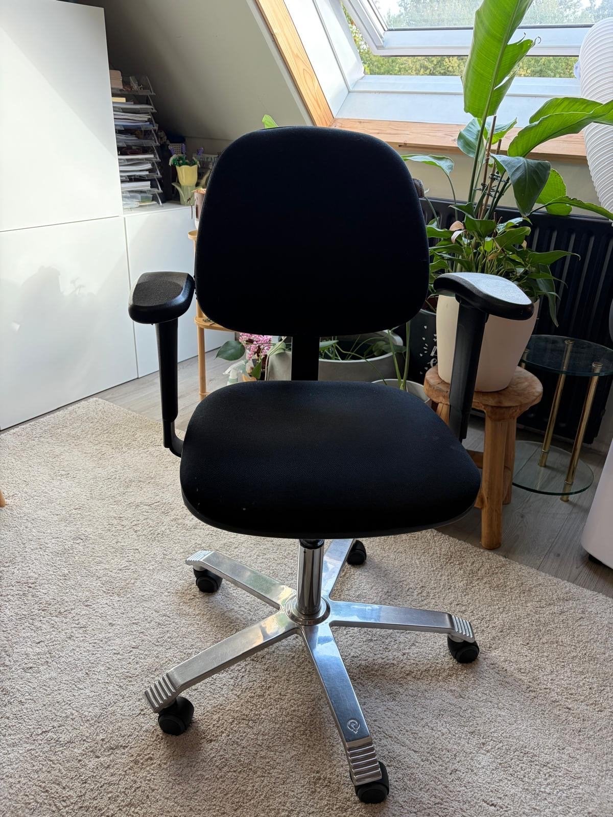 Score Ergo Line 2300 Bureaustoel - Zwart, Ergonomisch, Ophalen, Gebruikt, Zwart, Bureaustoel