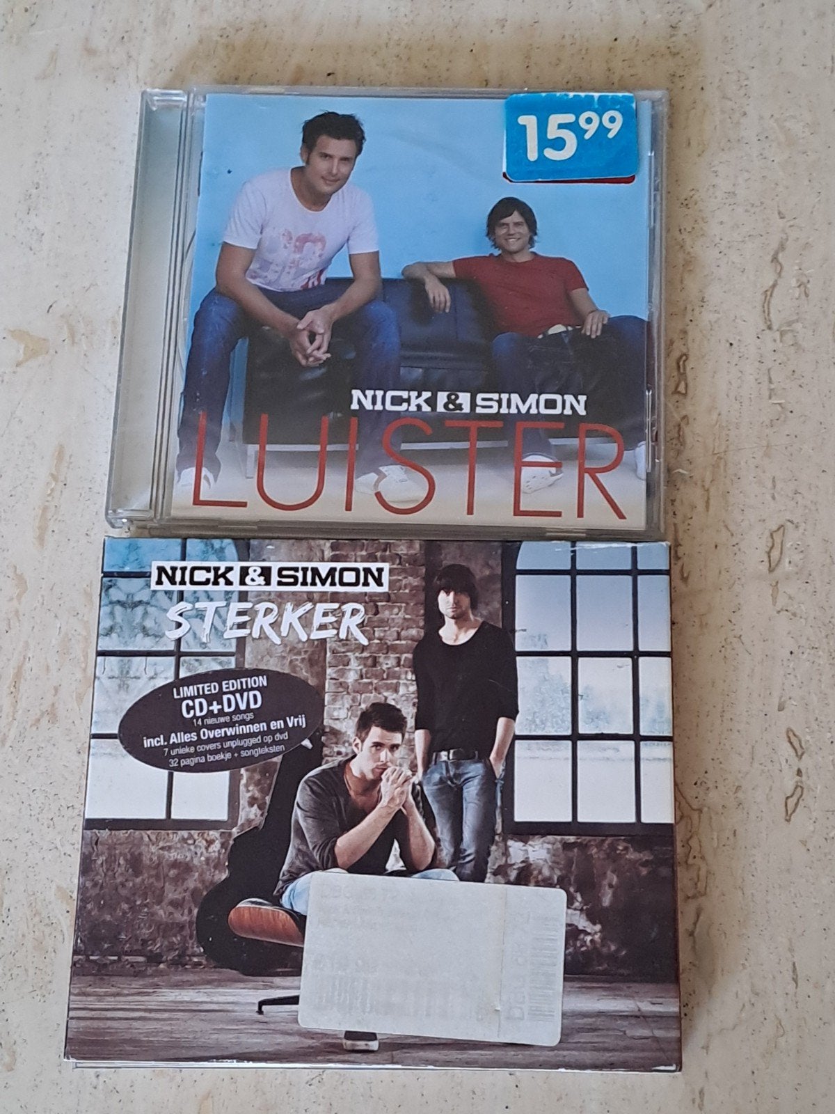 Nick & Simon CD's: Luister & Sterker (Limited Edition), Ophalen of Verzenden