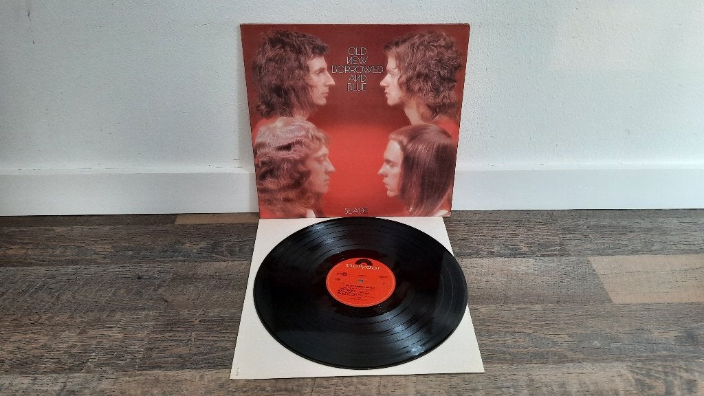 Foto 5 van Slade – Old New Borrowed And Blue LP / Vinyl Plaat