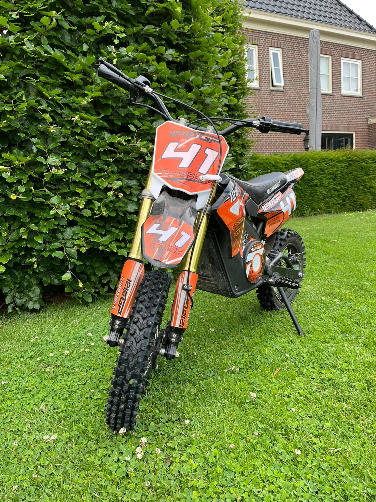Mini Crosser elektrisch 1000W, Fietsen en Brommers, Minibikes, Midibikes en Pitbikes, Ophalen, Zo goed als nieuw, Schijfrem, Pitbike