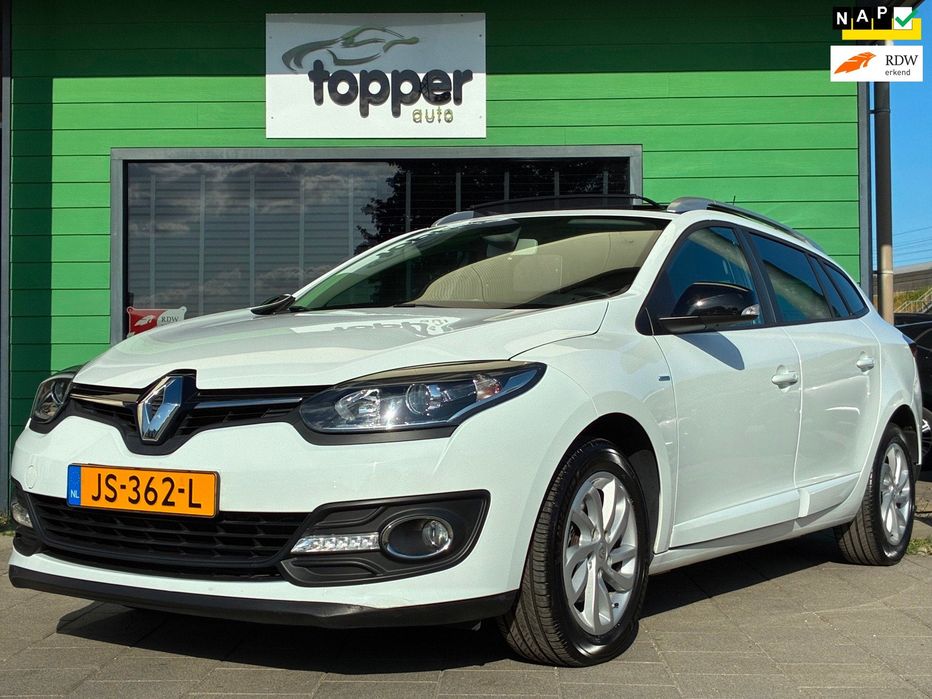 Renault Mégane Estate 1.2 TCe Limited|1e Eigenaar|Panoramad, Auto's, Renault, Voorwielaandrijving, Gebruikt, Euro 6, 4 cilinders