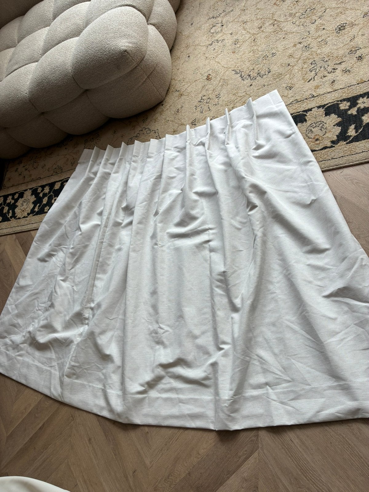 Hema gordijn - verduisterend - 110cm breed en 120cm lang, Ophalen of Verzenden, Zo goed als nieuw, Gordijn, Verduisterend