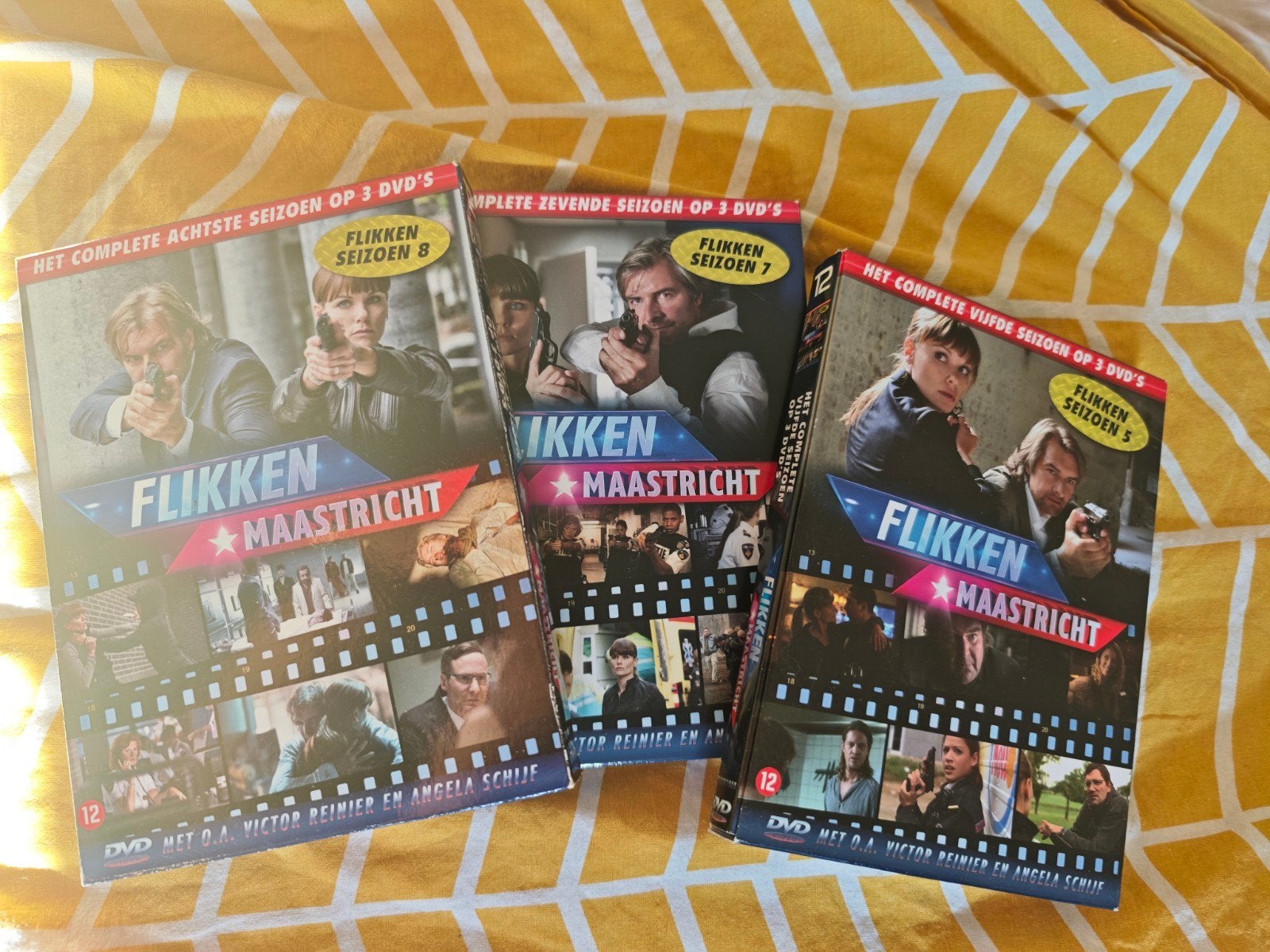 Flikken Maastricht DVD Boxen - Seizoen 5, 7 en 8, Gebruikt, Nederlands, Inclusief doosje, Ophalen of Verzenden