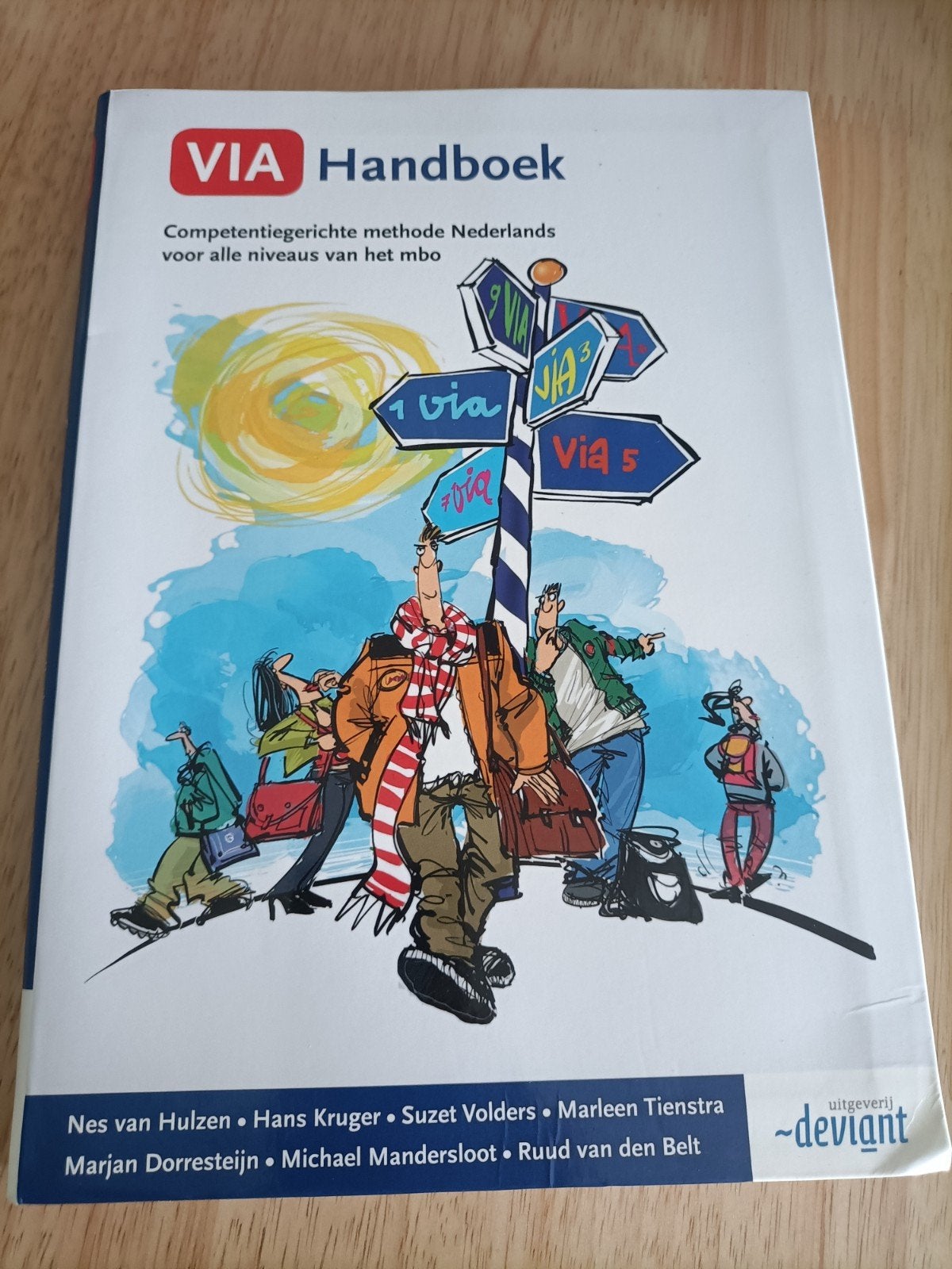 VIA Handboek Nederlands MBO - Competentiegericht, Gelezen, Ophalen of Verzenden, MBO, Nes van Hulzen, Hans Kruger, Suzet Volders, Marleen Tienstra