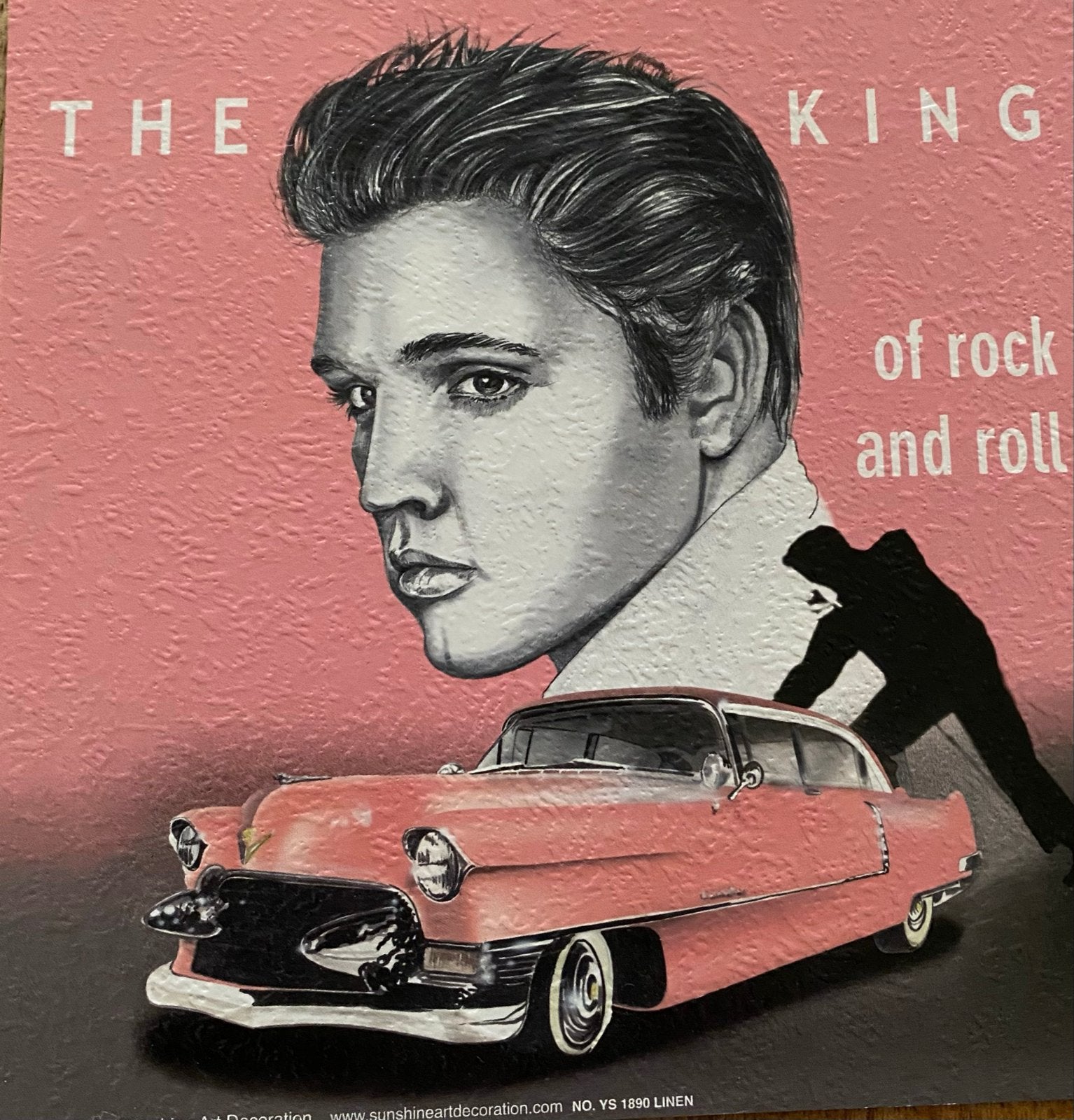 Ansichtkaart Elvis Presley - The King of Rock and Roll, Ophalen of Verzenden, 1960 tot 1980, Ongelopen
