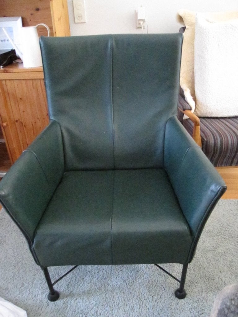 Montis Charly fauteuil van Gerard van den Berg, Ophalen, Gebruikt, 75 tot 100 cm, Leer