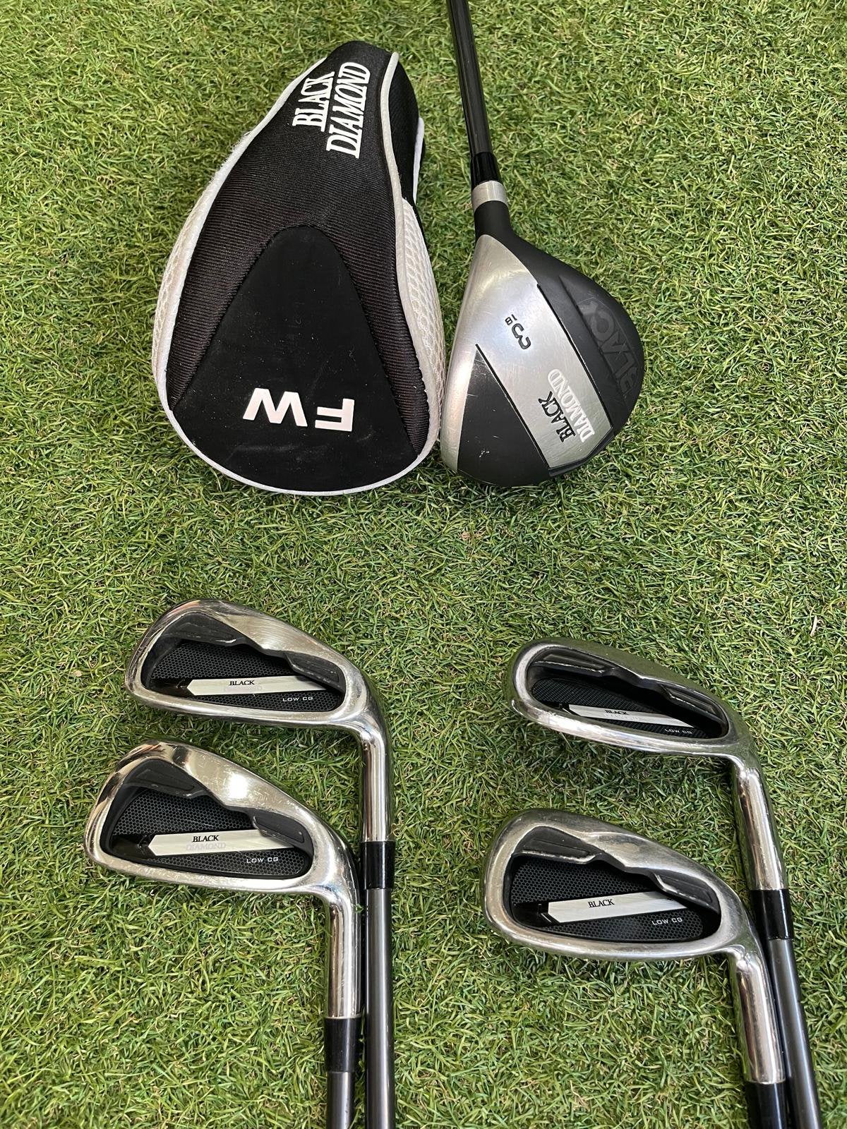 Black Diamond halve golfset (regular), Sport en Fitness, Golf, Overige merken, Gebruikt, -, -