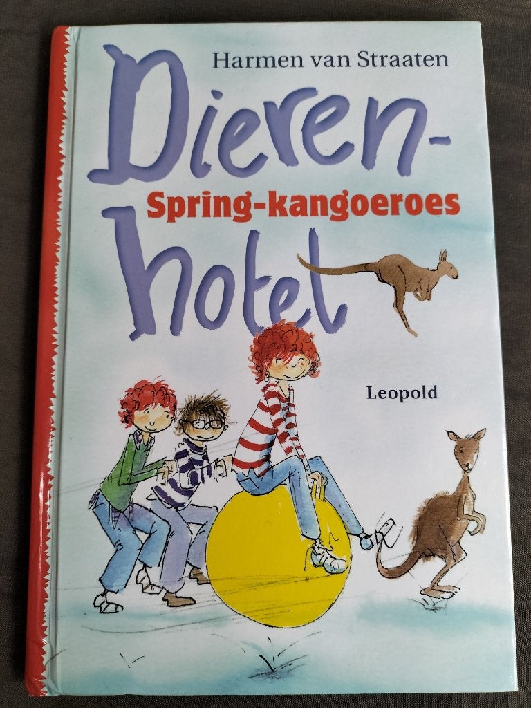 Harmen van Straaten - Dierenhotel - Spring-kangoeroes (7-9), Ophalen of Verzenden, Zo goed als nieuw, Harmen van Straaten, Fictie algemeen