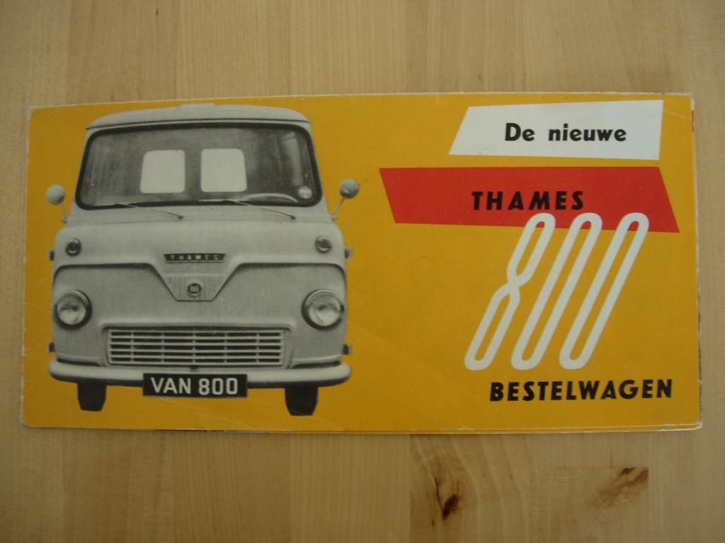 Ford Thames 800 1960 Brochure, Boeken, Ford, Ophalen of Verzenden, Zo goed als nieuw, Ford
