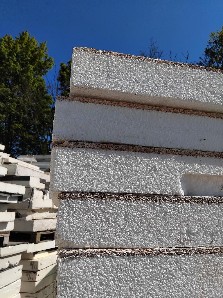 EPS houtwolcement - 10 cm dik - 60x199 cm - Plafondplaat, Ophalen, Gebruikt, -, -