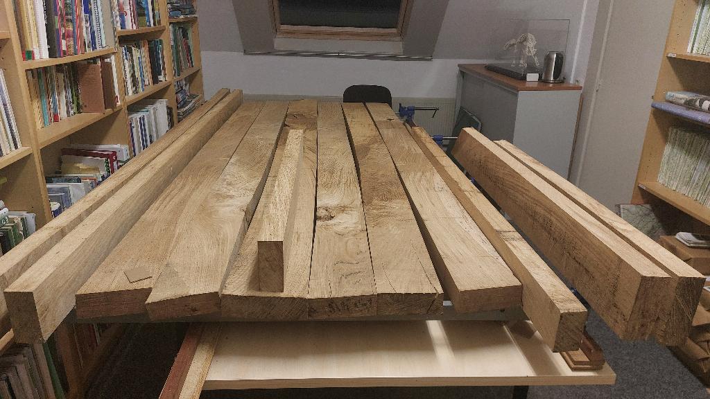 Eiken Balken diverse afmetingen, Tuin en Terras, Ophalen, Nieuw, 180 tot 250 cm, Balken