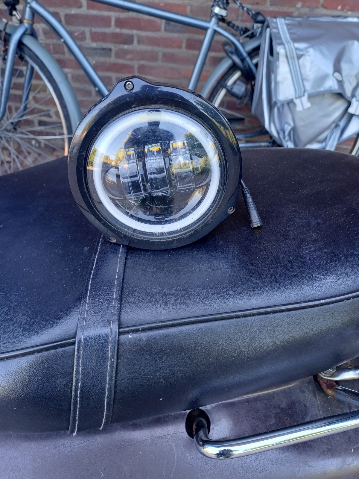 super73 verlichting/lamp/koplamp origineel, Fietsen en Brommers, Gebruikt, Kunststof, Ophalen of Verzenden, Verlichting