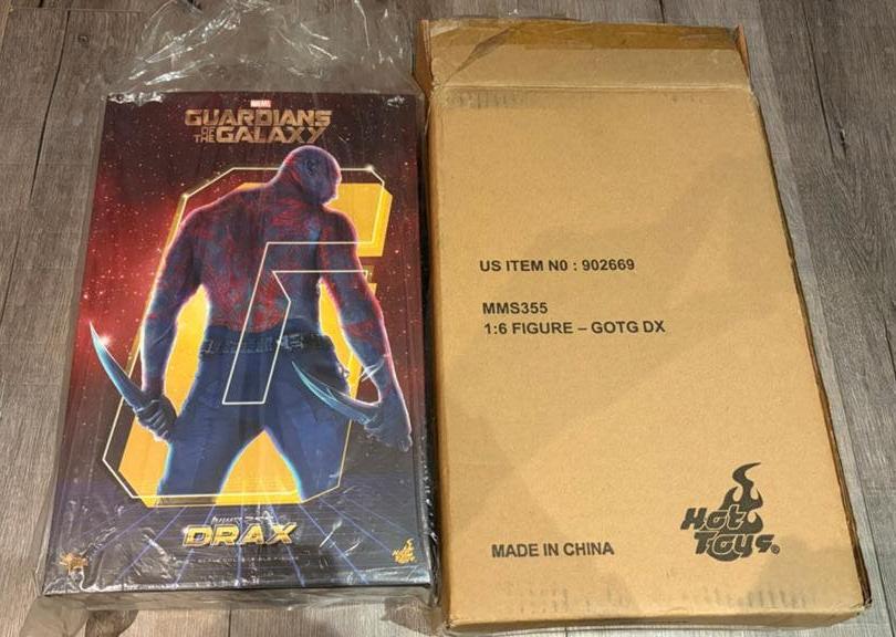 Hot Toys MMS355 Guardians Of The Galaxy Vol. 2 Drax, Ophalen of Verzenden, Zo goed als nieuw