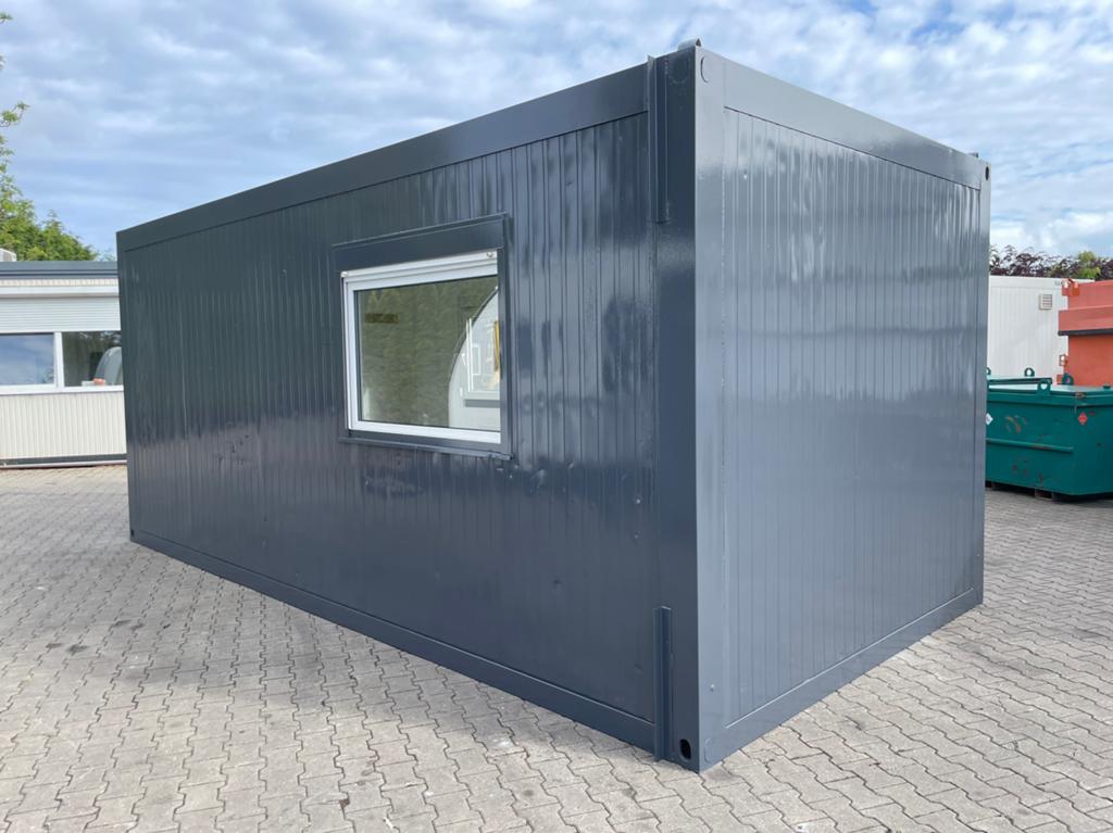 Nette kantoorunit bouwkeet 6x3 dubbelglas, Ophalen