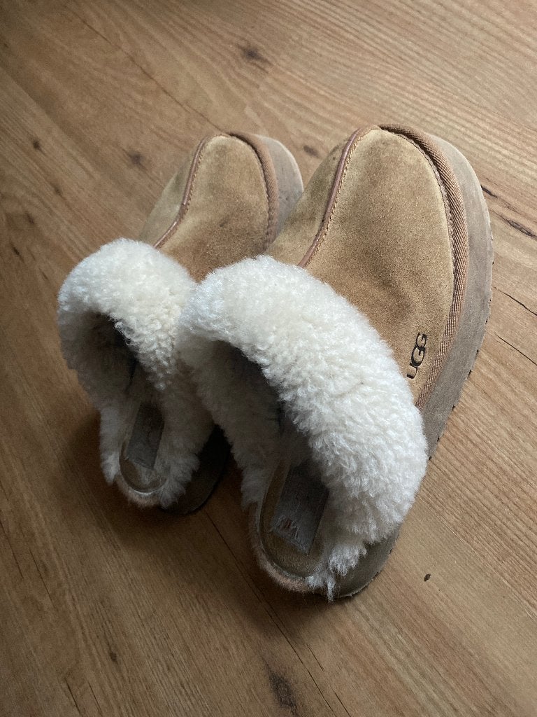 Gebruikte echte ugg pantoffels, UGG, Bruin, Verzenden, Pantoffels of Sloffen