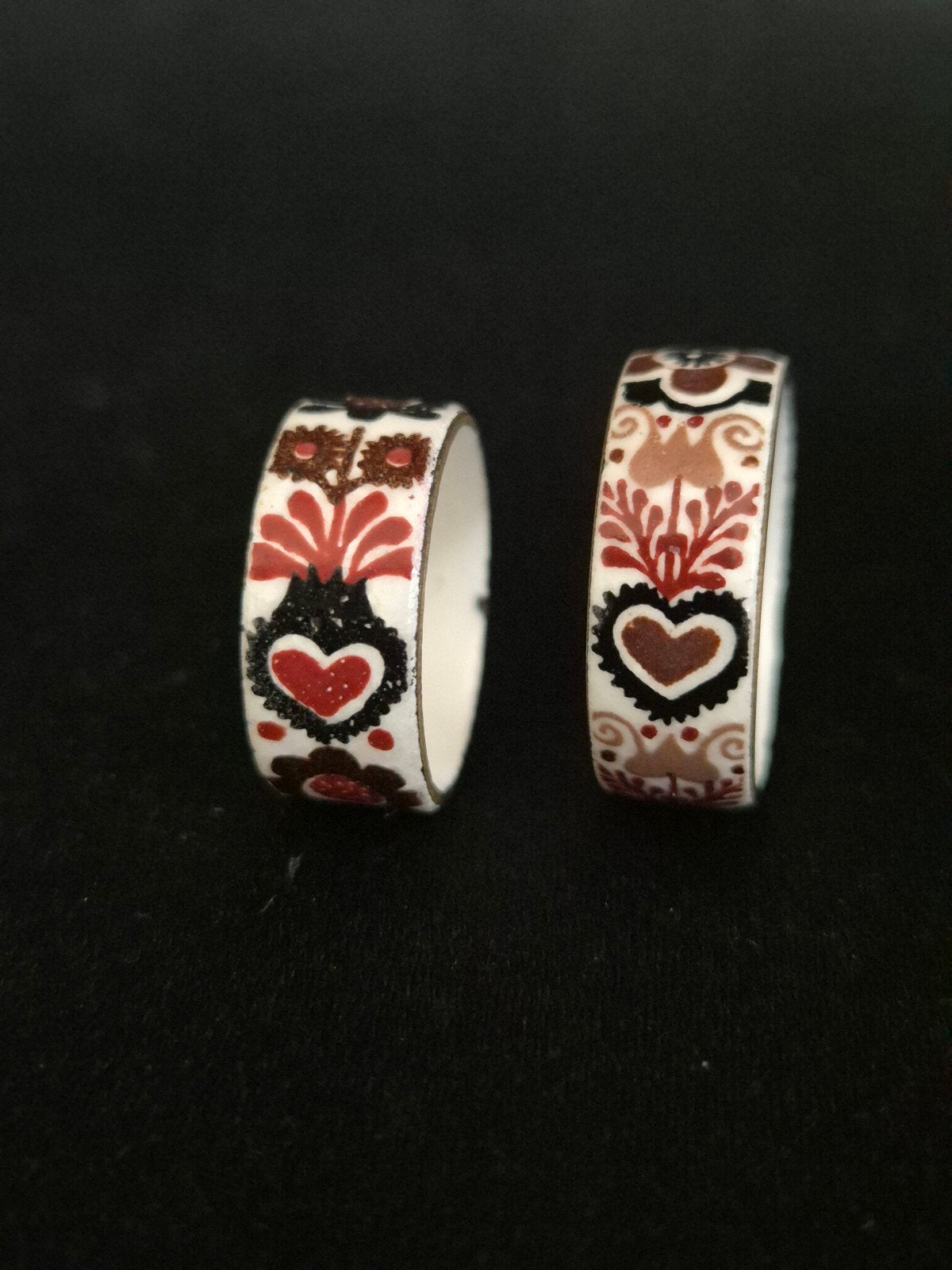 2 Hippie ringen Oostenrijk 1970, Ophalen of Verzenden, Overige materialen, Overige merken