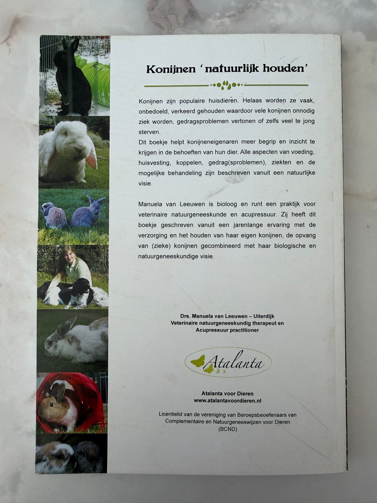 Konijnen 'natuurlijk houden' - Drs. Manuela van Leeuwen, Ophalen of Verzenden, Gelezen, Konijnen of Knaagdieren