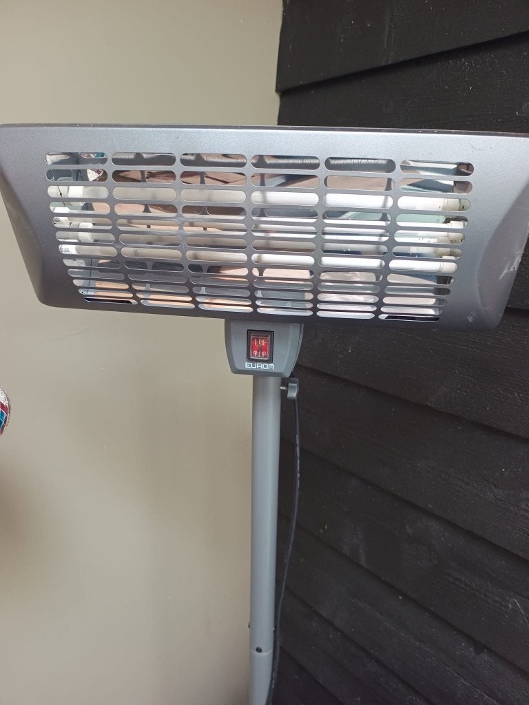 Eurom Heater 2000W te huur per weekend, Ophalen, Gebruikt, Elektrisch, Vloer
