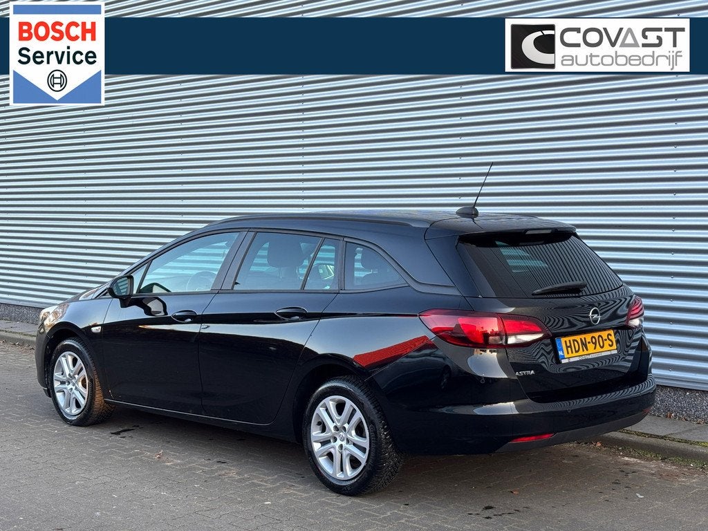 Opel ASTRA SPORTS TOURER 1.2 Edition 130pk|LED|Carplay/Andro, Auto's, Voorwielaandrijving, Stof, 1199 cc, Zwart