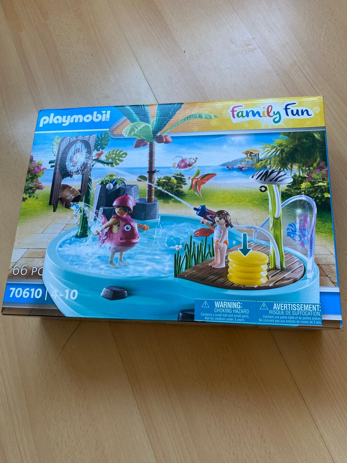 Nieuw Playmobil Family Fun 70610 Zwembad 💦, Complete set, Overige typen, Nieuw, Family fun