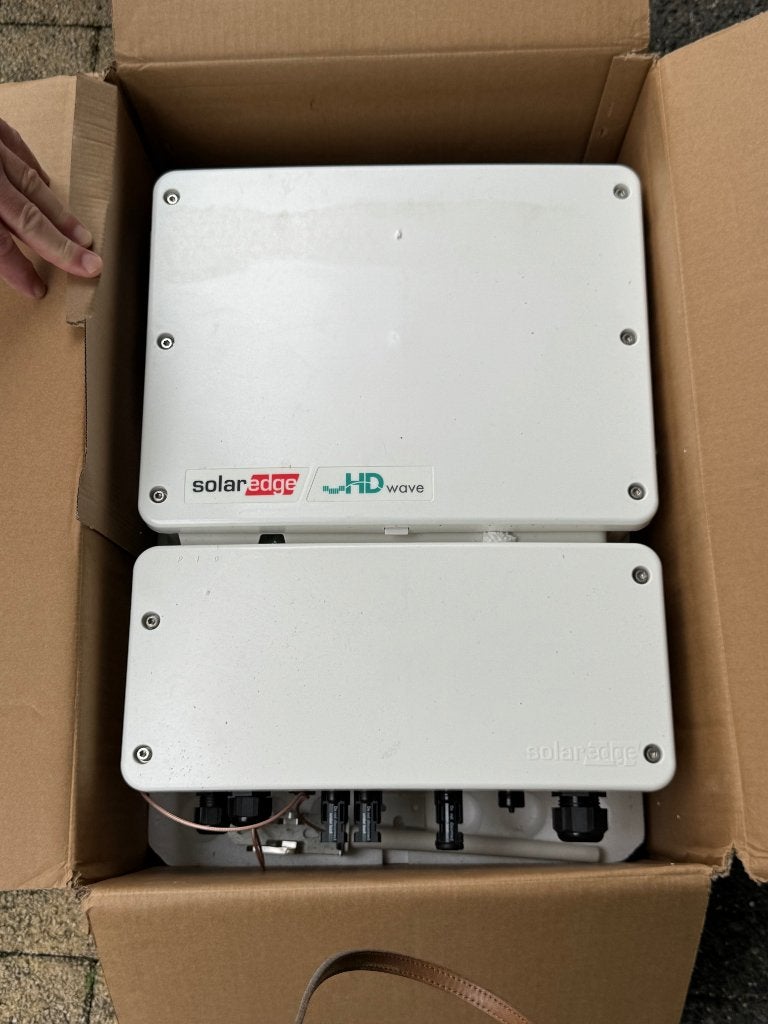 Solaredge 1 fase omvormer SE-6000H, Ophalen, Zo goed als nieuw, Overige typen, 200 wattpiek of meer