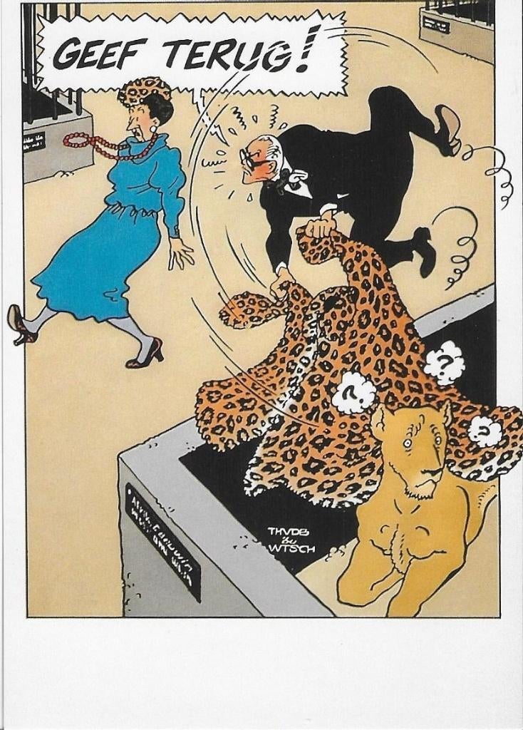 van Oekel Geef terug! Bont is bij de beesten af THVDB&WTSCH, Verzamelen, Ophalen of Verzenden, 1980 tot heden, Ongelopen, Klederdracht