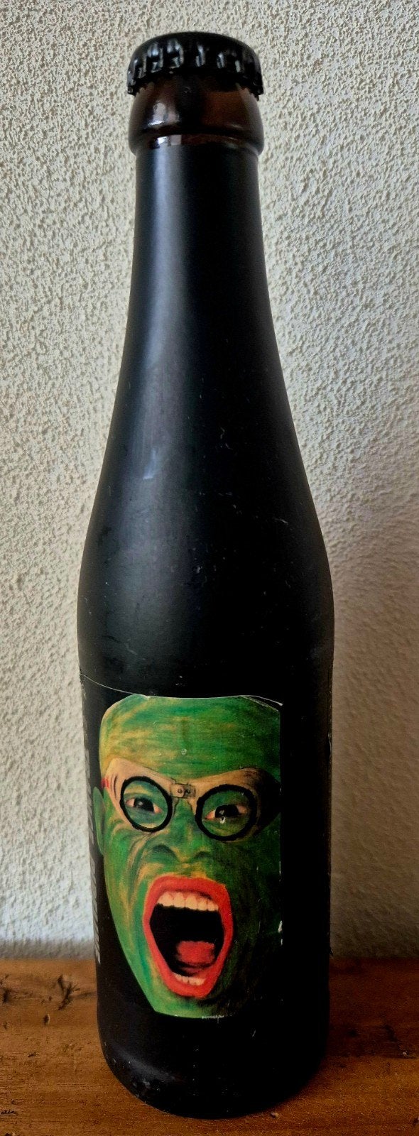1994 fles TRANCE PIPELINE bier TEKKNO 0 33ltr. Verzamelaar, Ophalen of Verzenden, Zo goed als nieuw, Flesje(s), Overige merken
