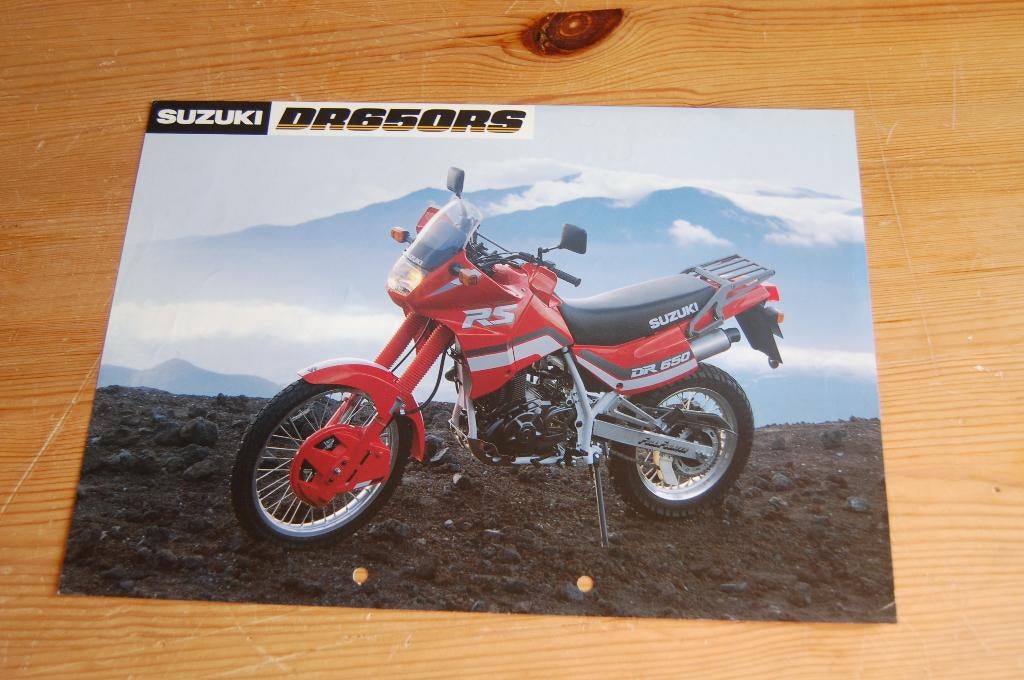 Suzuki DR650RS uitgave 11-1989, Motoren, Ophalen of Verzenden, Suzuki