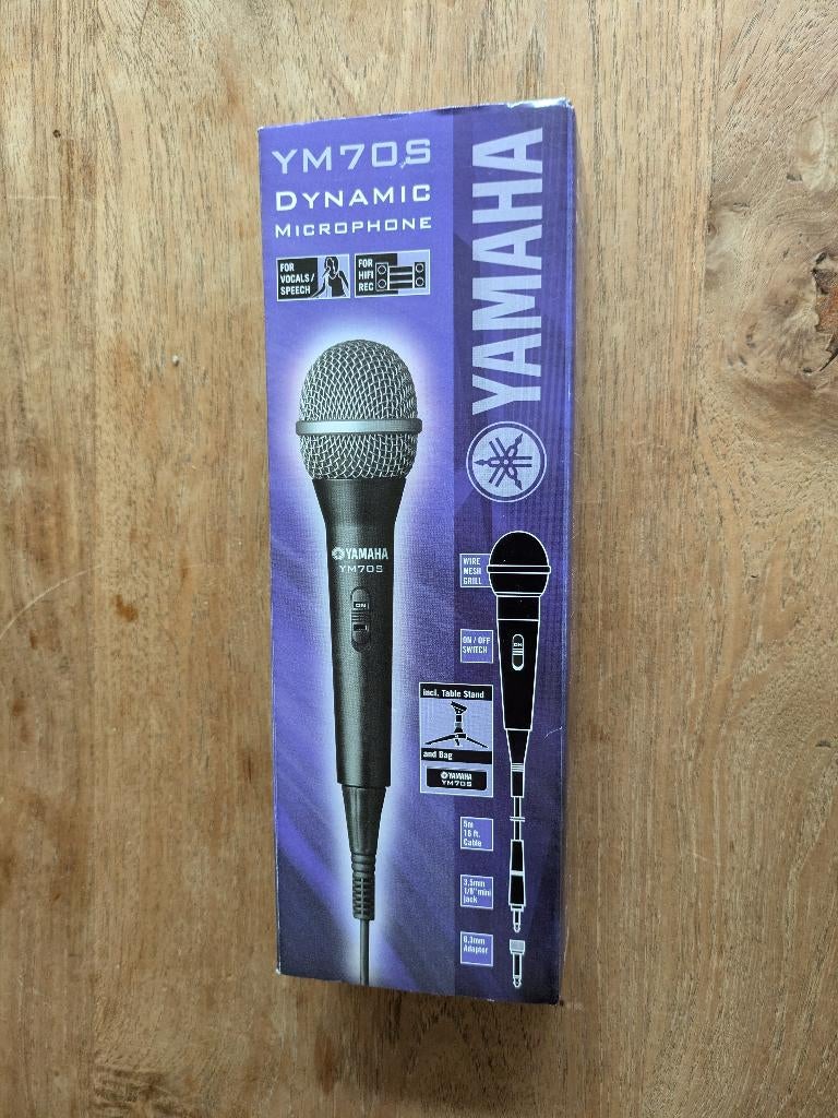 Yamaha YM70S Dynamic Microphone, Muziek en Instrumenten, Microfoons, Ophalen of Verzenden, Nieuw, Zangmicrofoon
