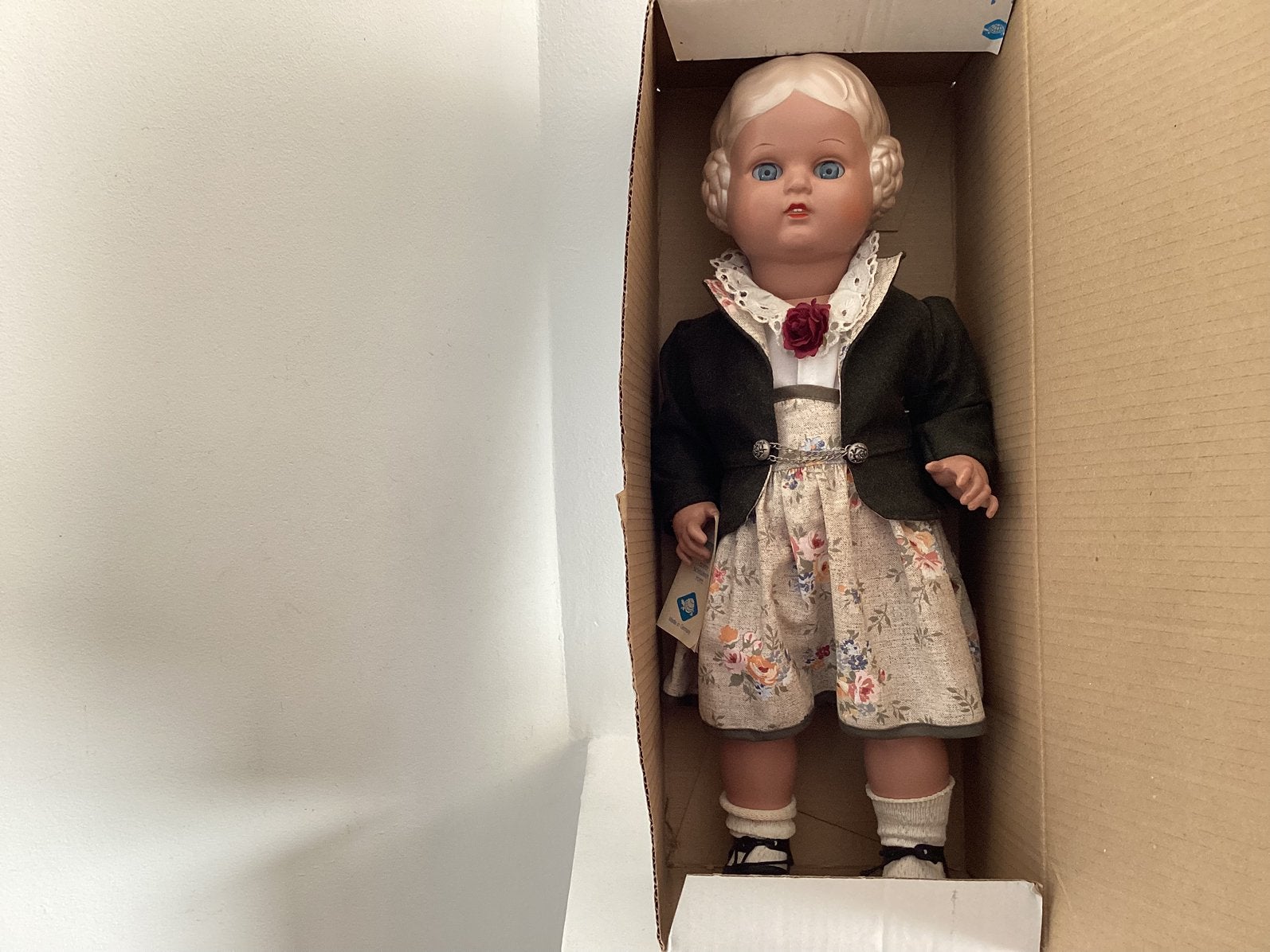 Schilpad pop jaren 50 Bärbel, Antiek en Kunst, Antiek | Speelgoed, Ophalen of Verzenden