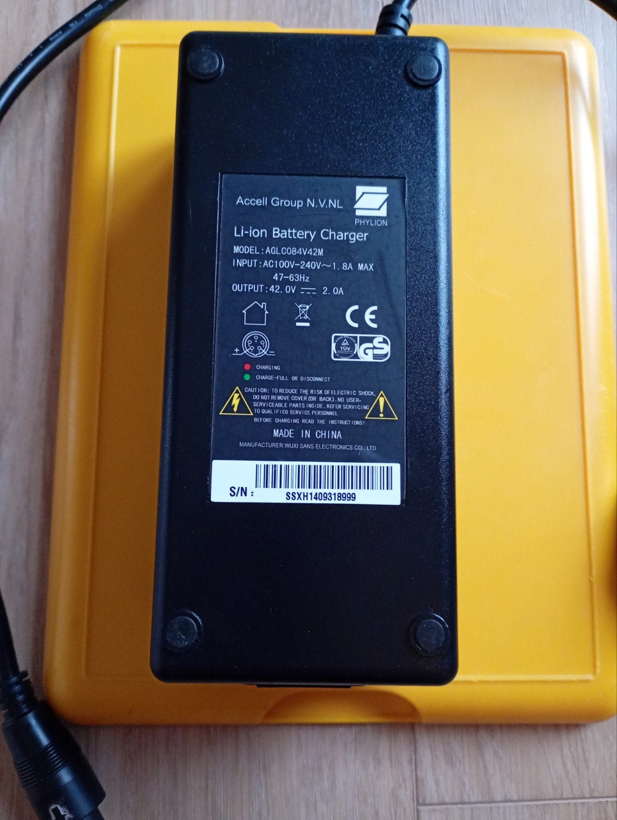 Oplader Sparta E-bike (Phylion Accell Group), Ophalen of Verzenden