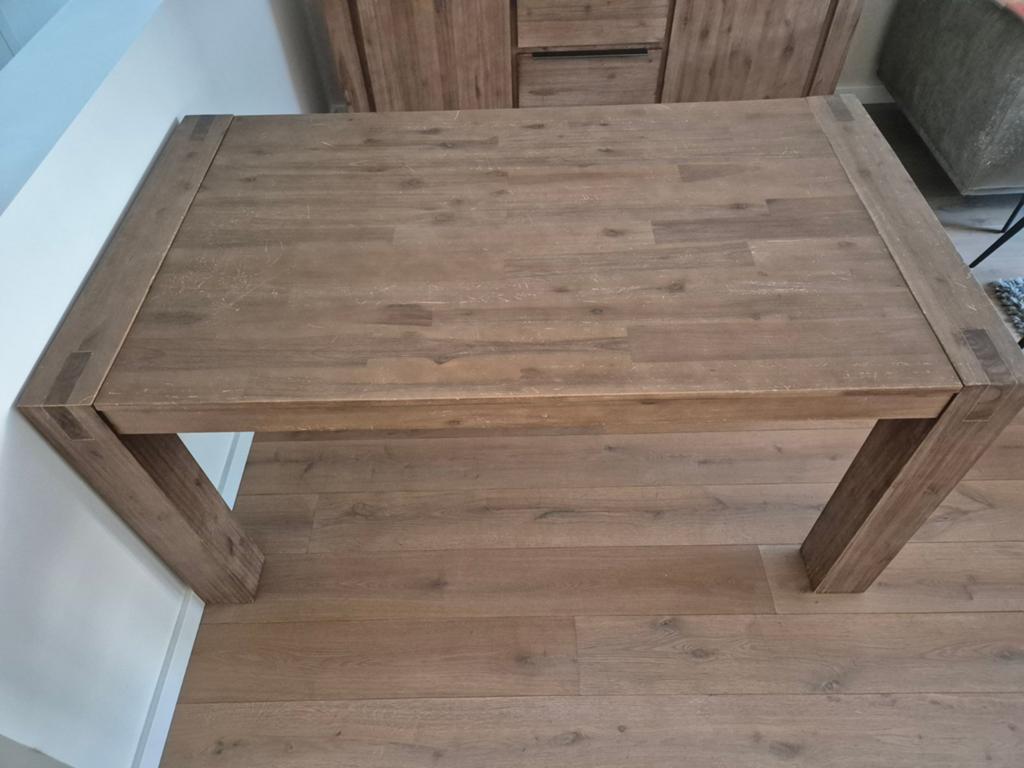 Salzburg eettafel - Robuust en stijlvol, Huis en Inrichting, Ophalen, Gebruikt, Landelijk, Robuust, 50 tot 100 cm