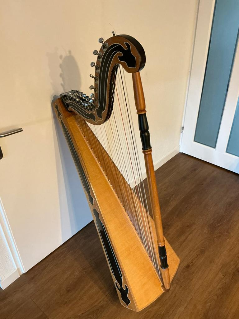 Authentieke Paraguayaanse harp, Ophalen, Gebruikt