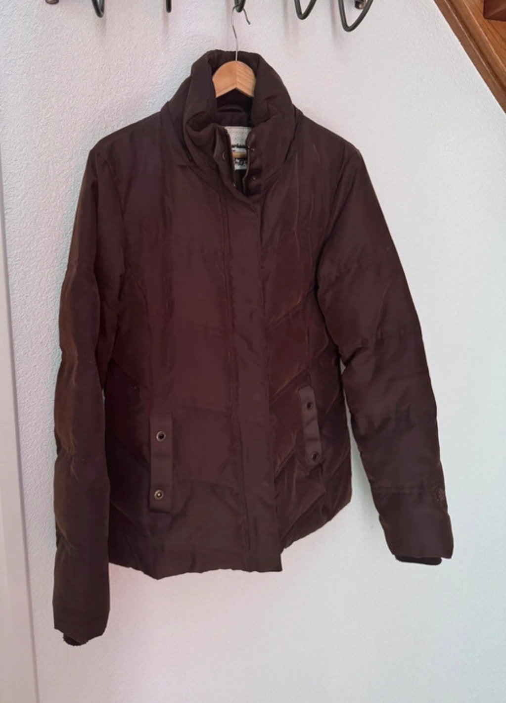 Sutherland Winterjas XL Bruin met afneembare bontkraag, Kleding | Dames, Ophalen of Verzenden, Zo goed als nieuw, Maat 46/48 (XL) of groter