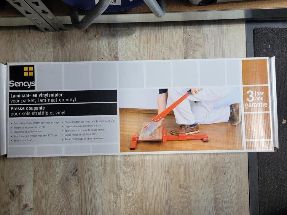 Sencys Laminaat- en vinylsnijder - Nieuw in doos, Ophalen of Verzenden, Nieuw
