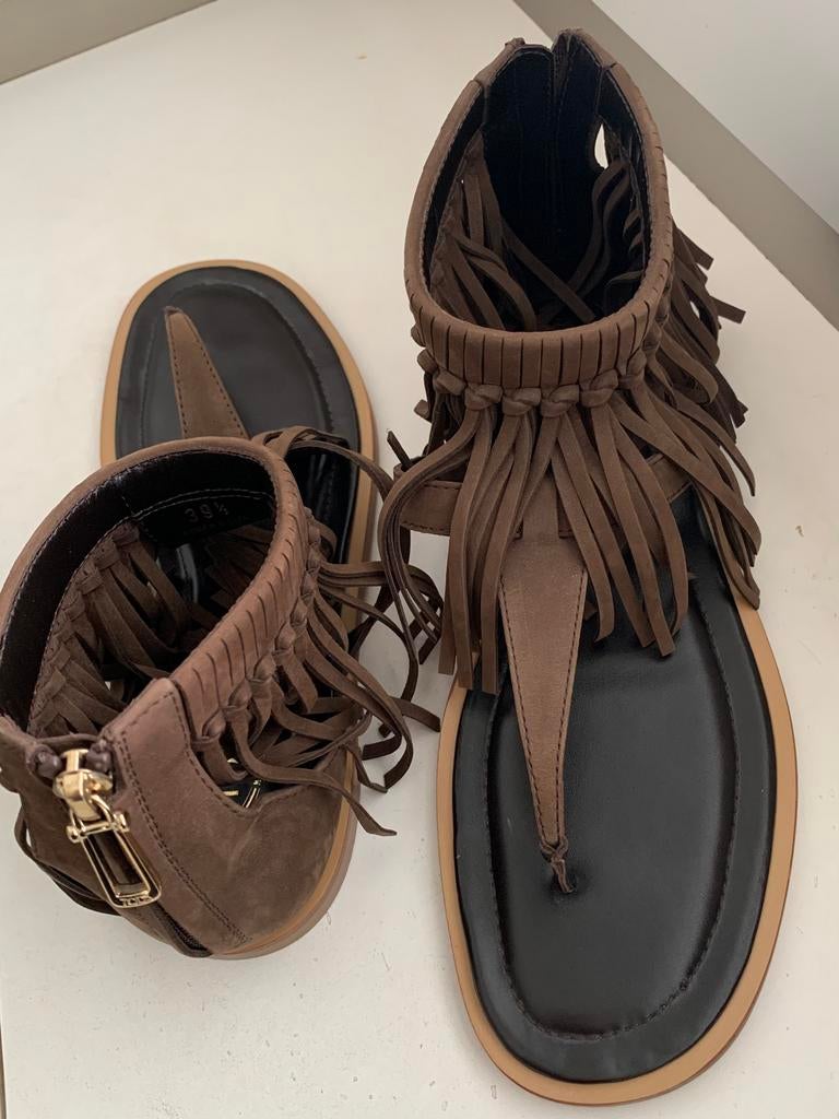 Tod’s sandalen. Nieuw maat 39,5, Kleding | Dames, Schoenen, Ophalen of Verzenden, Nieuw, Bruin, Sandalen of Muiltjes