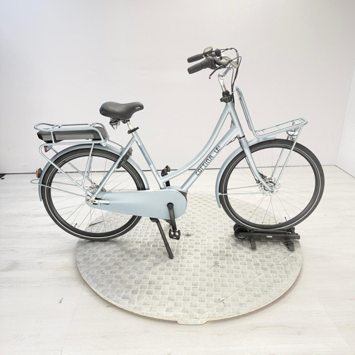 Cortina E-U4 Transport | 1.151 km | 500Wh Dames Blauw 57cm, Fietsen en Brommers, Ophalen, Gebruikt, -, -