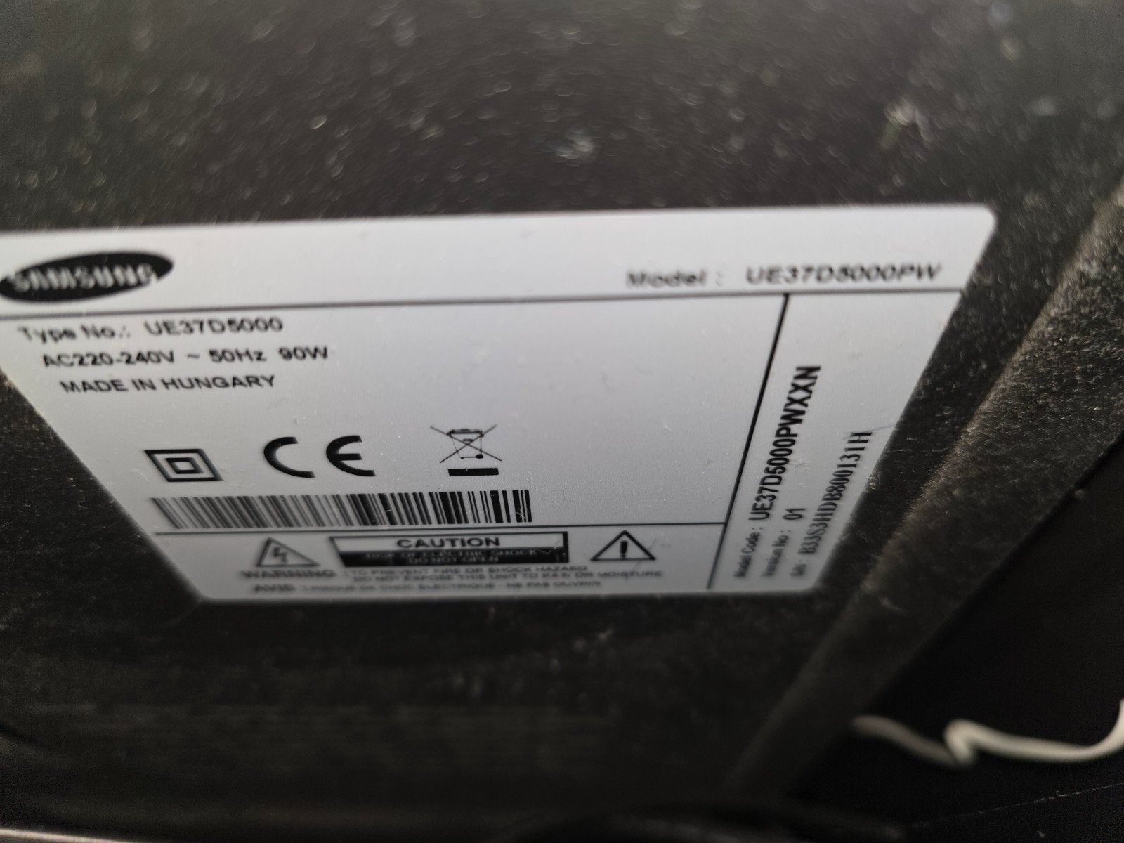 samsung tv, 37 inch, ue37d5000, Ophalen, 80 tot 100 cm, 50 Hz, Samsung