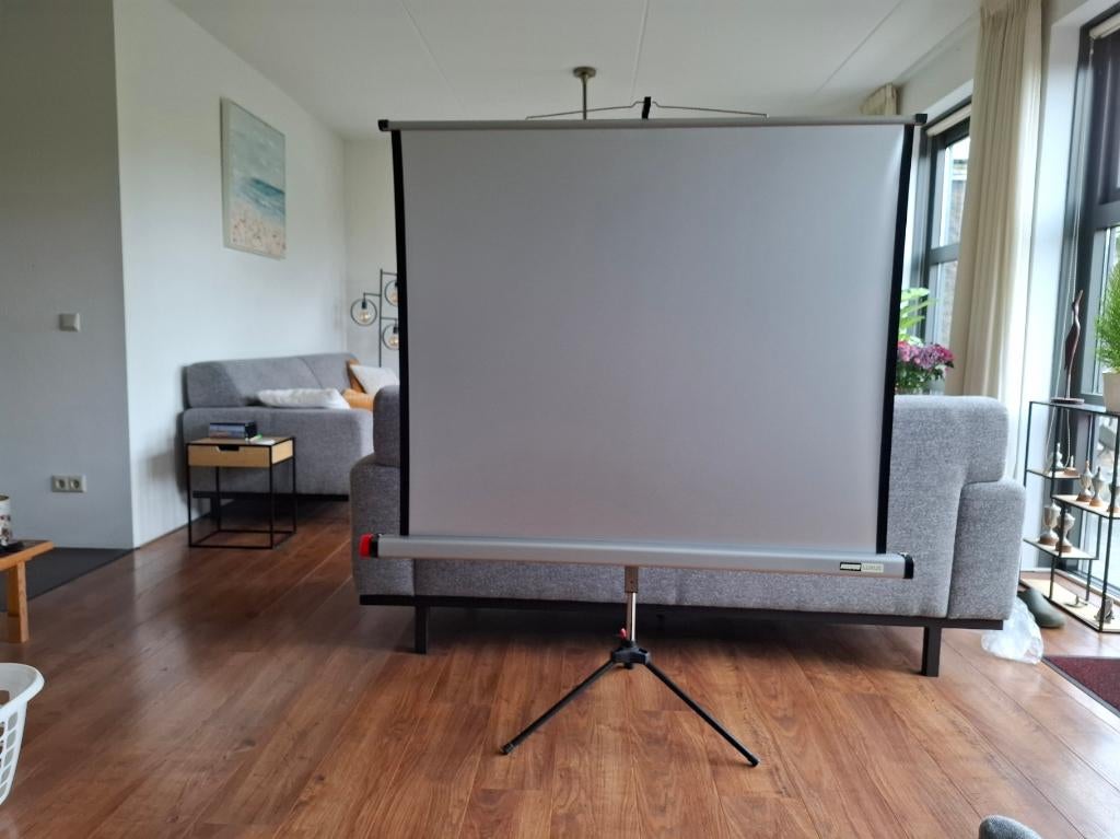PROJECTIESCHERM, Ophalen of Verzenden, Handmatig, Zo goed als nieuw